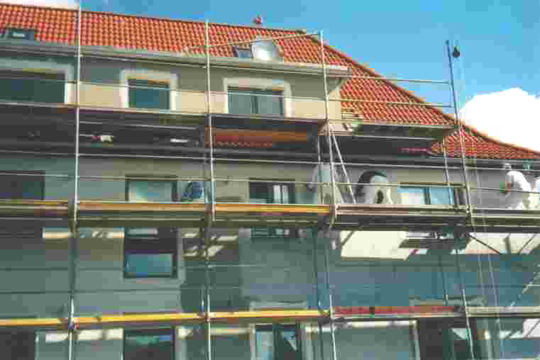 Fassade putzen